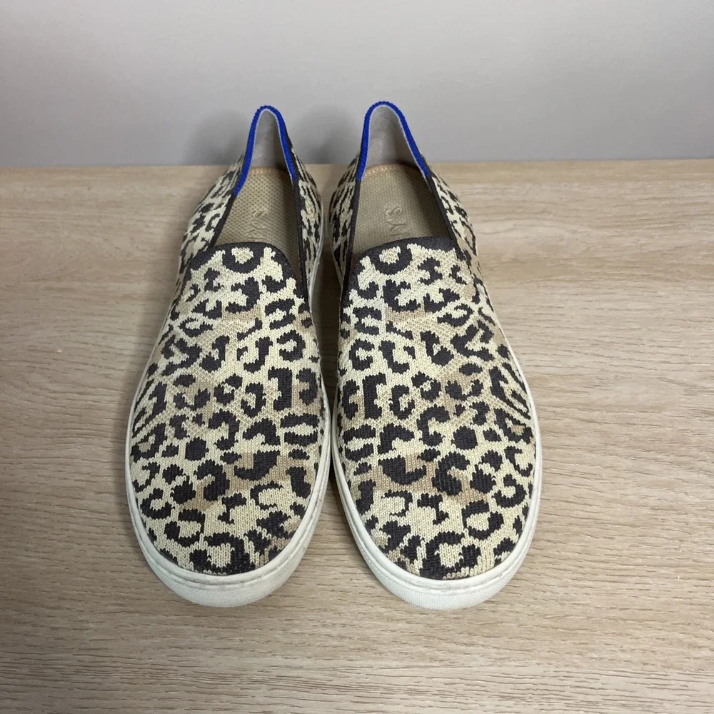 Rothy's Little Desert Cat Textile The Original Slip On Sneaker Shoes Women's 7.5